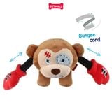 Đồ chơi thú bông có tiếng GiGwi Rock Zoo King Boxer Monkey size S Petmall