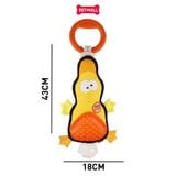 Đồ Chơi Kéo Co Con Vịt 2 Tay Cầm Cao Su GiGwi Iron Grip Plush Duck With Two TPR Handles Petmalll