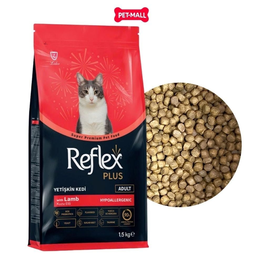 4.5KG - Thức ăn mèo Reflex Plus Adult Lamb - Trưởng thành vị cừu Petmall