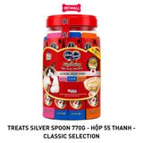 Hộp 55 thanh 14g - Treats Silver Spoon 770g - Classic selection Petmall