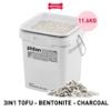 11.6KG - Cát vệ sinh Sonice PIDAN mix 3in1 đậu nành, đất sét và than hoạt tính Petmall