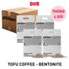 Combo 4 Gói 2.4kg - Cát vệ sinh Sonice PIDAN signature Tofu Coffee & Bentonite - Mix đậu nành cà phê và đất sét Petmall