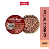 COMBO 6 LON 160G - Pate mèo Nutri Plan Korea nhiều vị Chính Hãng Petmall