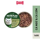 COMBO 6 LON 160G - Pate mèo Nutri Plan Korea nhiều vị Chính Hãng Petmall