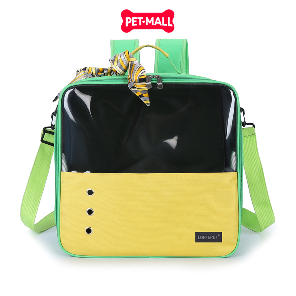 Túi vận chuyển chó mèo SONICE cột khăn Gucci - size 47 x 27 x 27cm Petmall