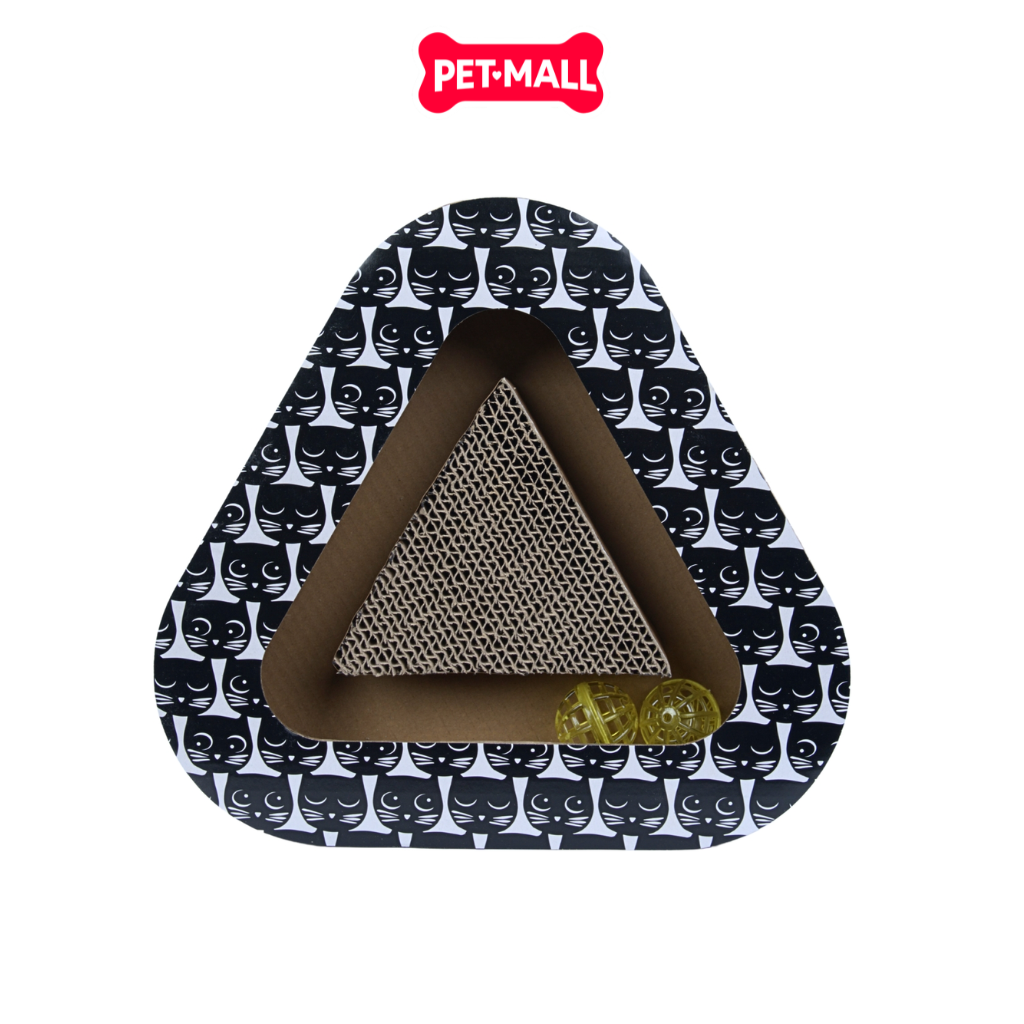 Bàn cào móng SONICE ghế lười & nơi đuổi bắt kèm banh 32 x 30 x 5.7 cm Petmall