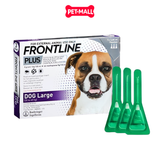 Hộp 3 tuýp - Nhỏ gáy trị ve FrontLine Plus 2.68ml cho chó 20 - 40kg Petmall