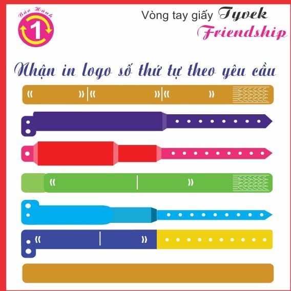 [HOT] Vòng tay giấy nút bấm PG - PH