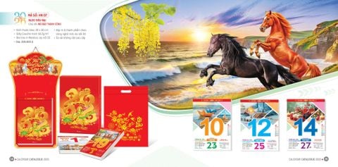  Lịch Bloc Hn 20 x 30 cm 