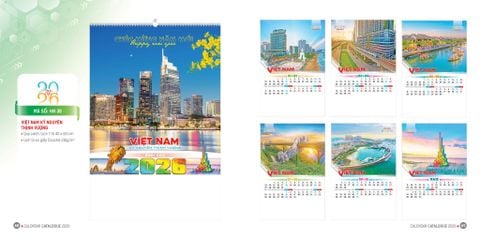  Lịch Treo Tường 7 Tờ 
