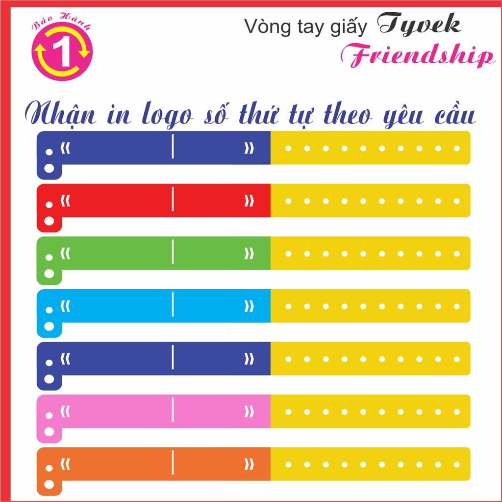 [HOT] Vòng tay giấy nút bấm PG - PH - Mẫu 4