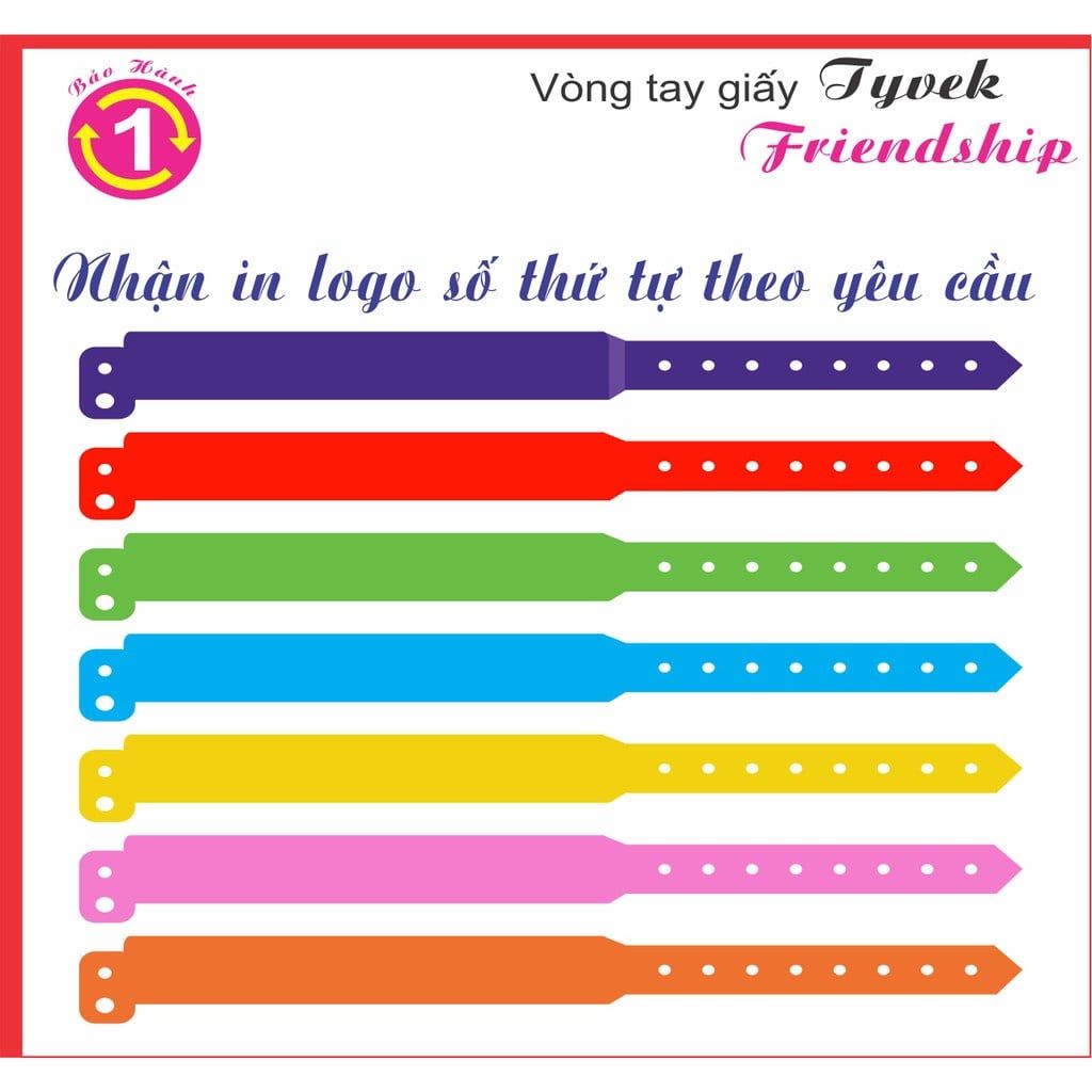[HOT] Vòng tay giấy nút bấm PG - PH - Mẫu 2