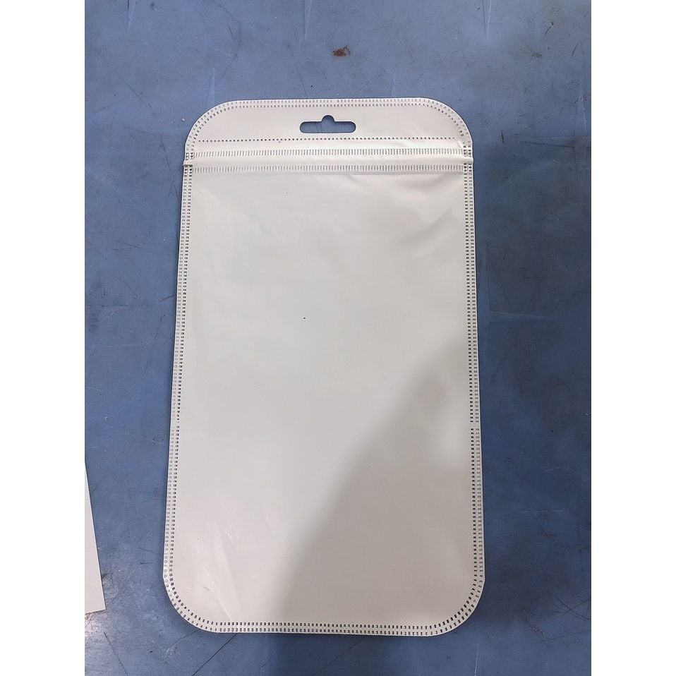  Túi Zip nhựa 1 mặt trong 1 mặt bạc hộp 100 cái 