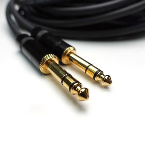 Cáp Loa Kiểm Âm Jack 6.5mm to Jack 6.5mm, Dây loa kiểm âm (2M)