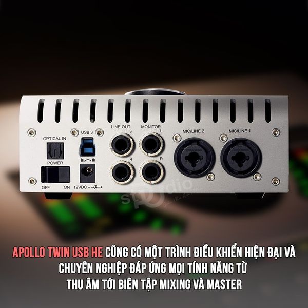 Sound card UA Apollo Twin USB HE - Sound card thu âm