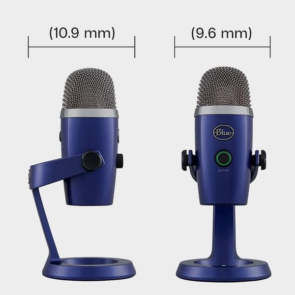 Micro thu âm BLUE YETI NANO blue USB - Condenser Microphone