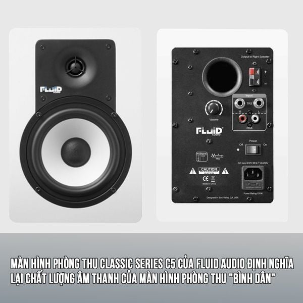 Loa kiểm âm Fluid Audio C5 Active Studio Monitors (Pair)