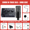 Combo Thu Âm Soundcard M-Audio M-TRACK SOLO và Micro Takstar SM8B ( gen 2 )