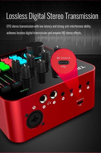 Soundcard Livestream Takstar MX1 Pro chính hãng