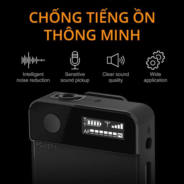 Micro không dây Relacart Mi2- Micro cài áo không dây