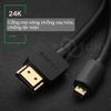 Dây Cáp Ugreen Micro HDMI to HDMI 30102 (1,5M)