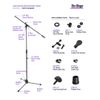 Chân Microphone ON-STAGE MS7701C EURO BOOM MICROPHONE STAND (CHROME)