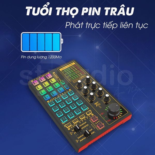 Sound card K300 Model 2021 - Sound card livestream có hiệu ứng