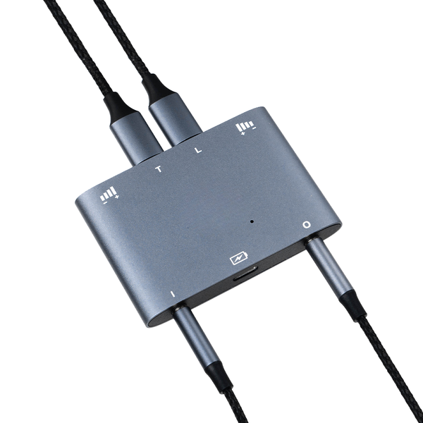 Box livestream 2 chiều Stereo PK (Type C và Lightning) Dây livestream Stereo 2 chiều