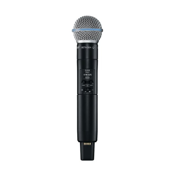 Bộ thu và phát kèm micro không dây Shure SLXD24A/B58 - Micro không dây cầm tay (1mic)