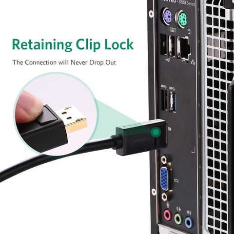 Cáp chuyển Displayport to HDMI 3M Ugreen 10203