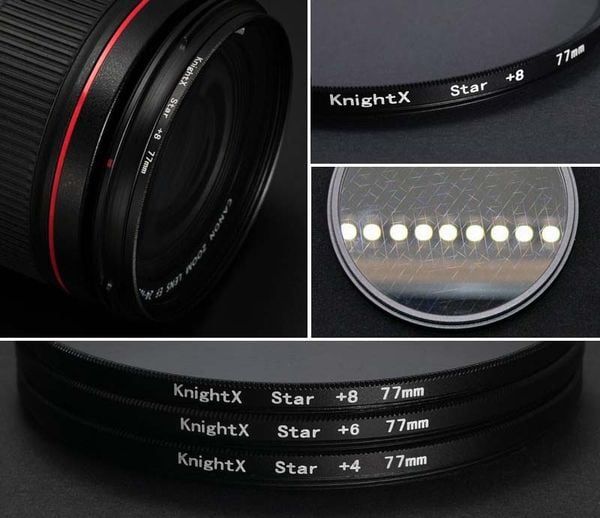 Bộ Lọc Ngôi Sao 8 Điểm 55MM, Kính Lọc Filter cho Lens