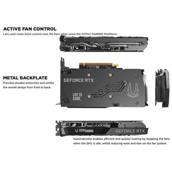 Card màn hình VGA ZOTAC Gaming RTX 3060 Twin Edge 12GB DDR6