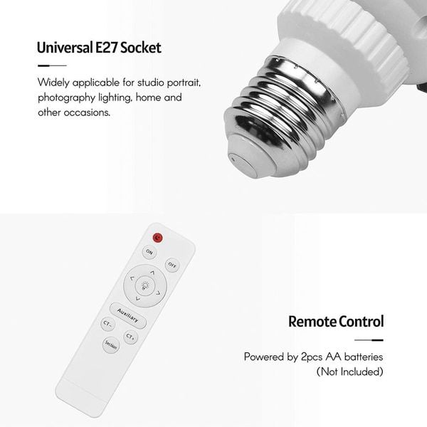 Bóng Đèn Led 285w Đổi Màu 3200k-5500k có Remote