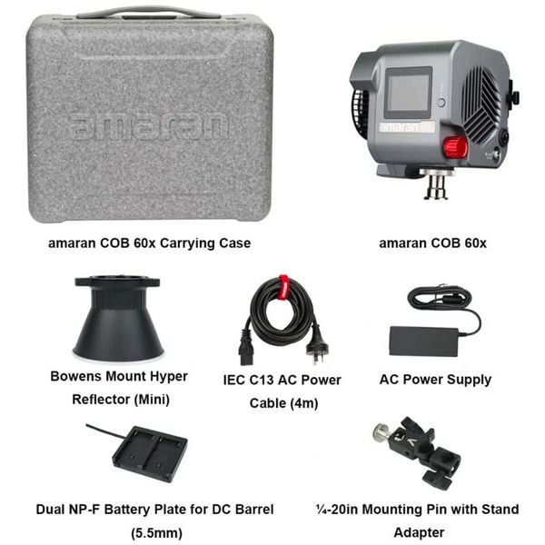 Led Aputure amaran 60x S Bi-Color, Mới 100% (Chính hãng)