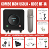 Bộ livestream Icon Usolo - Micro thu âm Rode NT1A