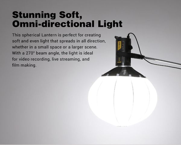 Softbox cầu Godox 85cm CS-85D, Lồng toả sáng Godox 85cm CS-85D