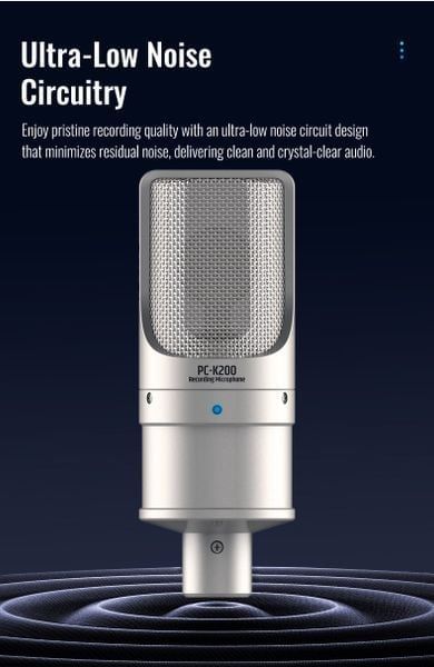 Micro thu âm Takstar PC-K200 (2nd Gen) - Micro thu âm cho phòng thu