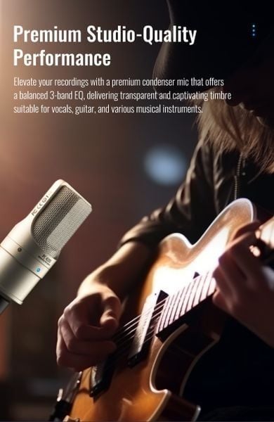 Micro thu âm Takstar PC-K200 (2nd Gen) - Micro thu âm cho phòng thu