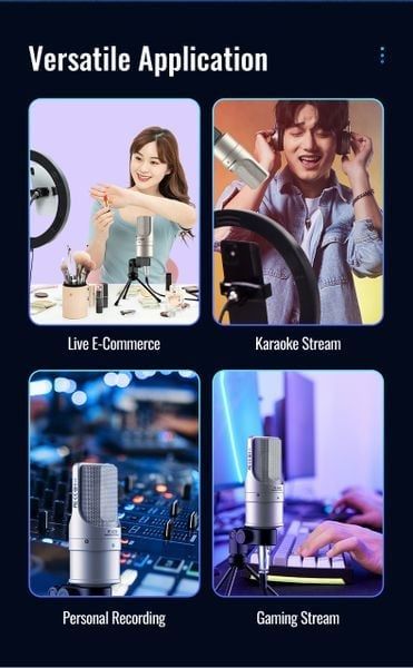 Micro thu âm Takstar PC-K200 (2nd Gen) - Micro thu âm cho phòng thu