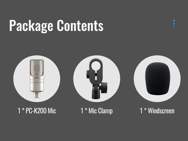 Micro thu âm Takstar PC-K200 (2nd Gen) - Micro thu âm cho phòng thu