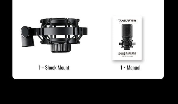Micro thu âm Takstar SM-8B (2nd Gen) - Micro thu âm cho phòng thu