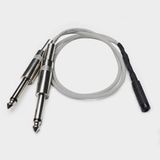 Dây chuyển đổi 2 đầu 6.5mm ra 3.5mm stereo (20Cm)