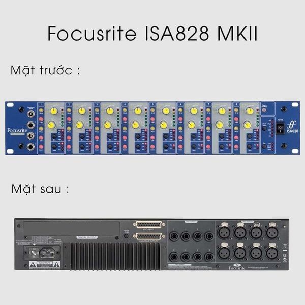 Focusrite ISA828 MKII - Tiền Khuếch Đại