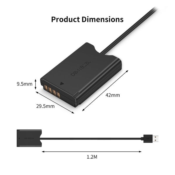 Pin ảo Kingma NB-13L USB, 100% mới chính hãng