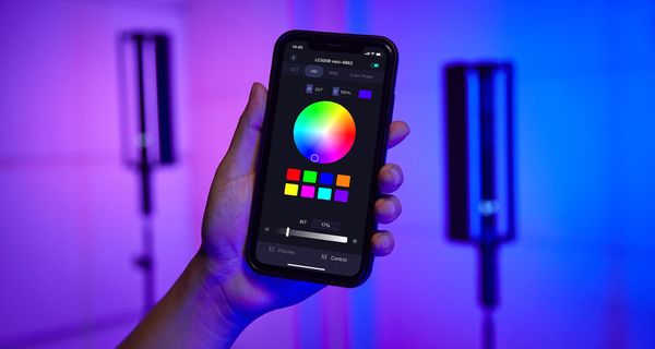 Đèn Flash cây di động, đèn Led Godox LC500R mini