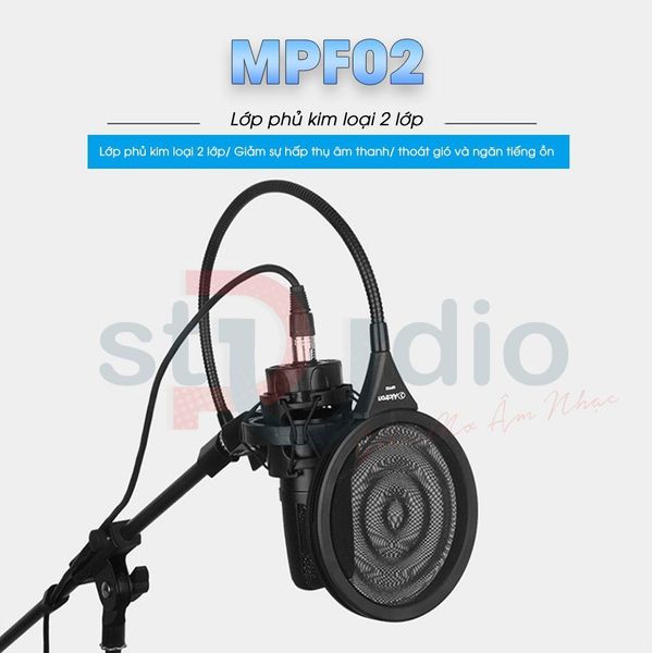 Màng lọc âm Alctron MDF02 - Màng lọc âm mini thời trang nhiều lớp