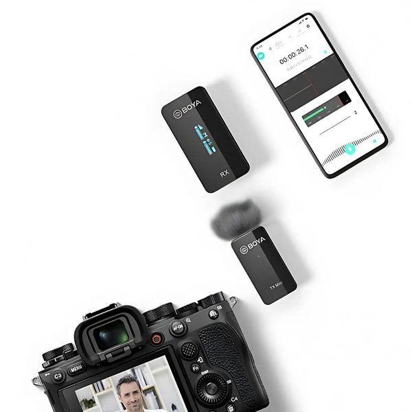 Micro thu âm cài áo Boya BY-XM6 S1 Mini