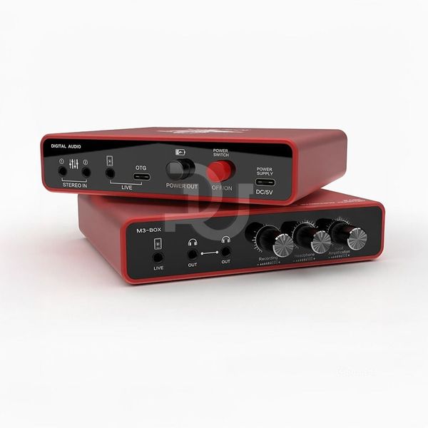 Box Livestream Stereo M3 24bit, Dây livestream vừa sạc vừa live cho IOS/Androi Đa năng