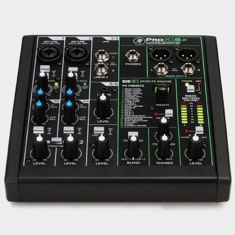 Mixer MACKIE PROFX6V3 - Bàn trộn âm thanh all in one