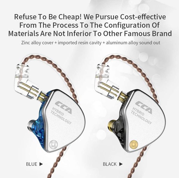 Tai nghe CCA CA4 chính hãng - tai nghe nhét tai livestream